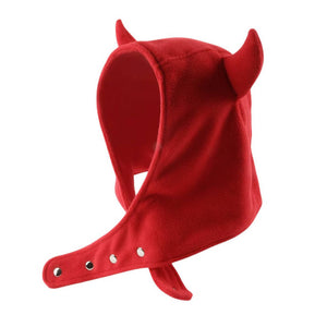 Devil Horns Hood Hat