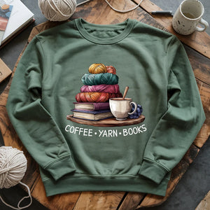 Coffee Yarn Books Sweatshirt