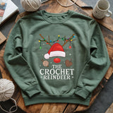Crochet Reindeer Sweatshirt