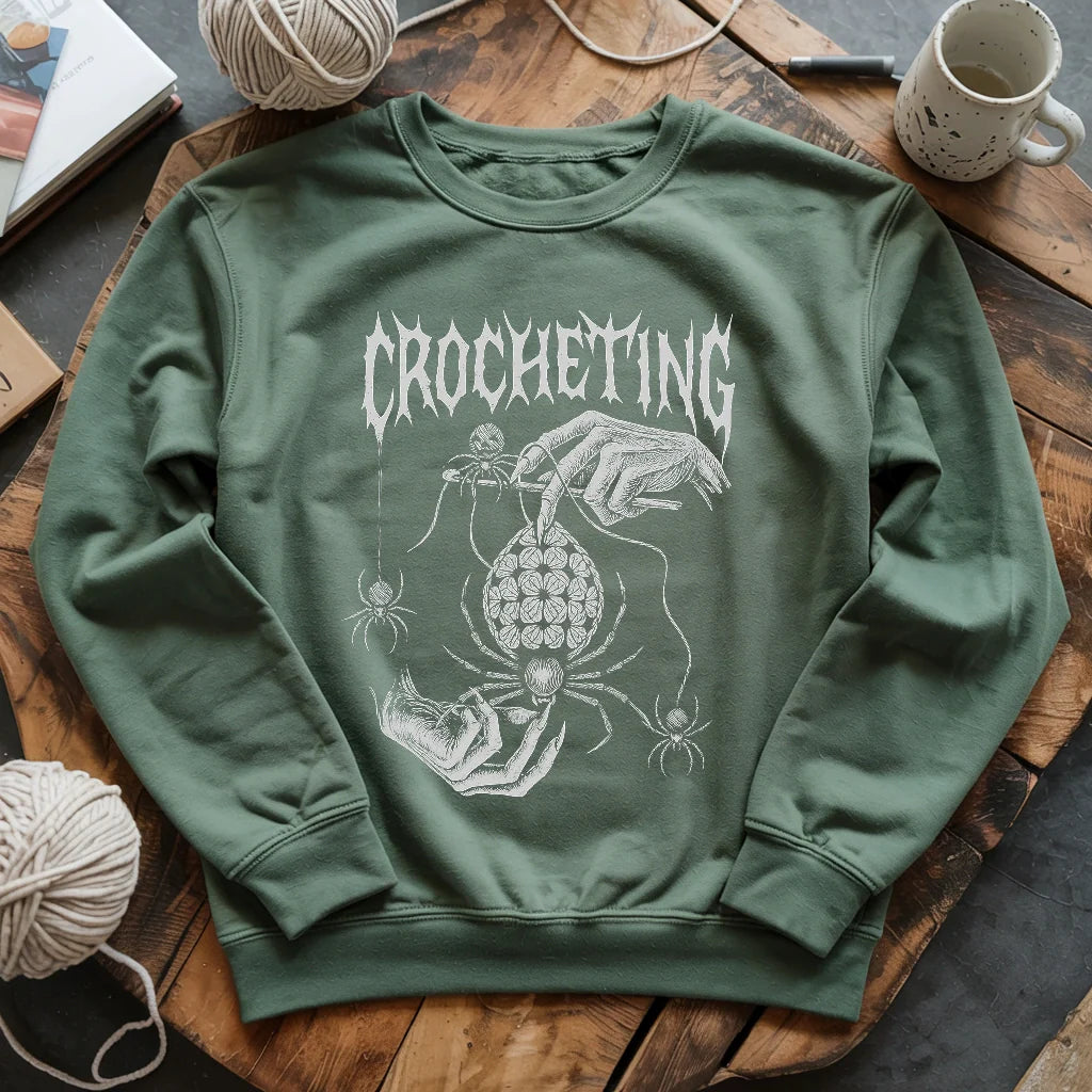 Gothic Crocheter Sweatshirt