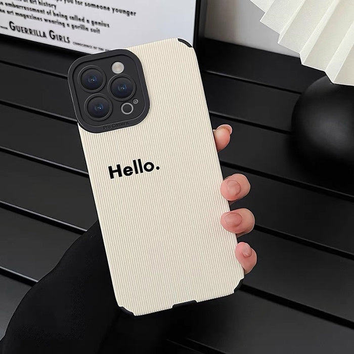 Hello Minimalist IPhone Case