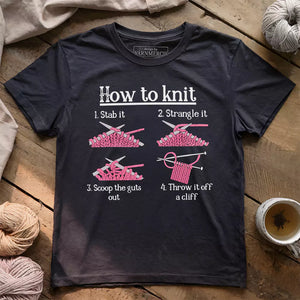 How To Knit T-shirt