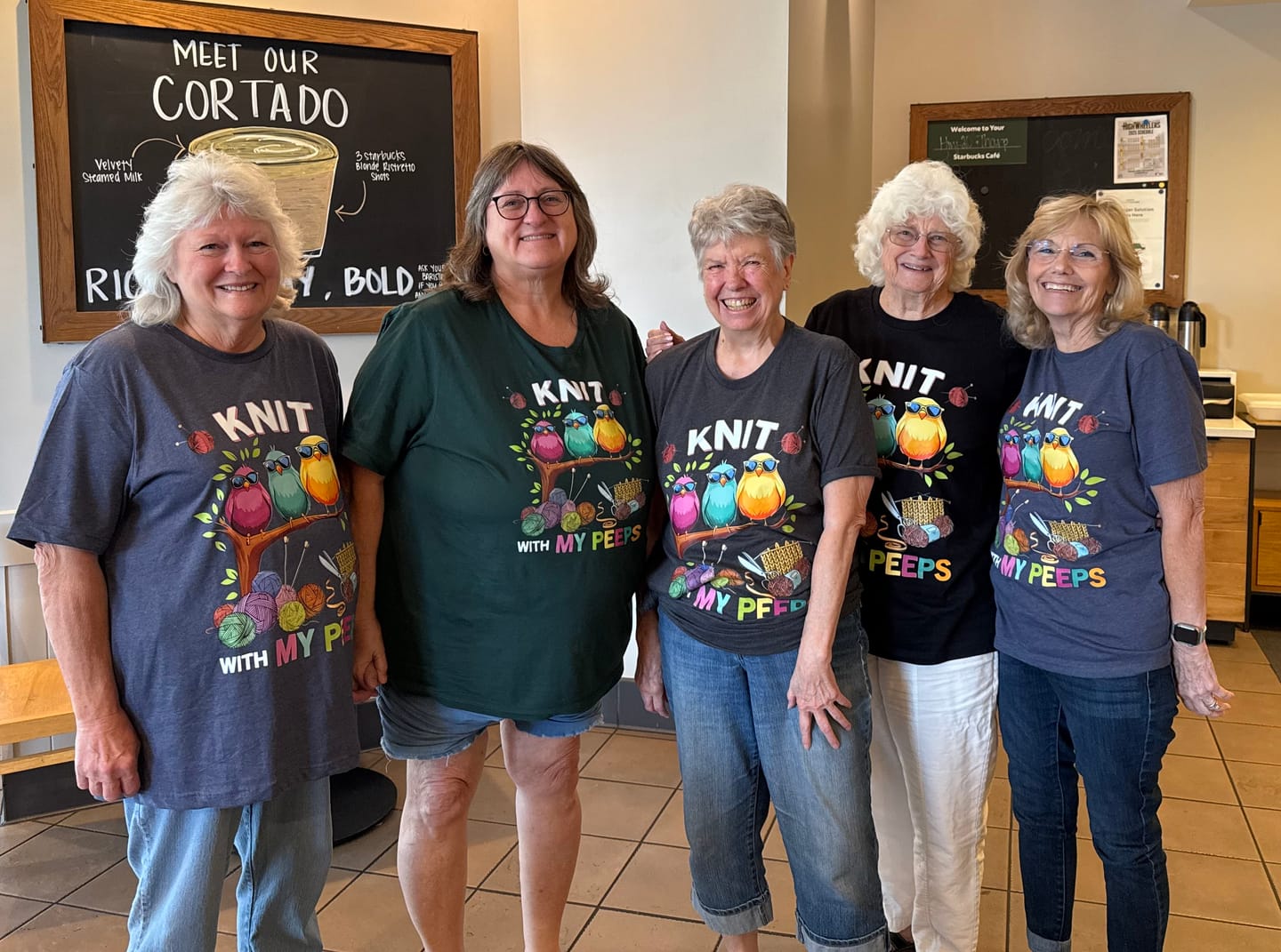 Knit W/ My Peeps T-shirt