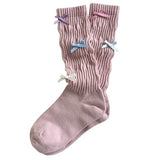 Sweet Dress Code Bow Socks
