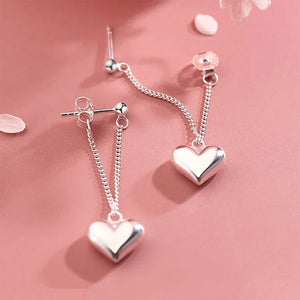 Korean Style Heart Earrings