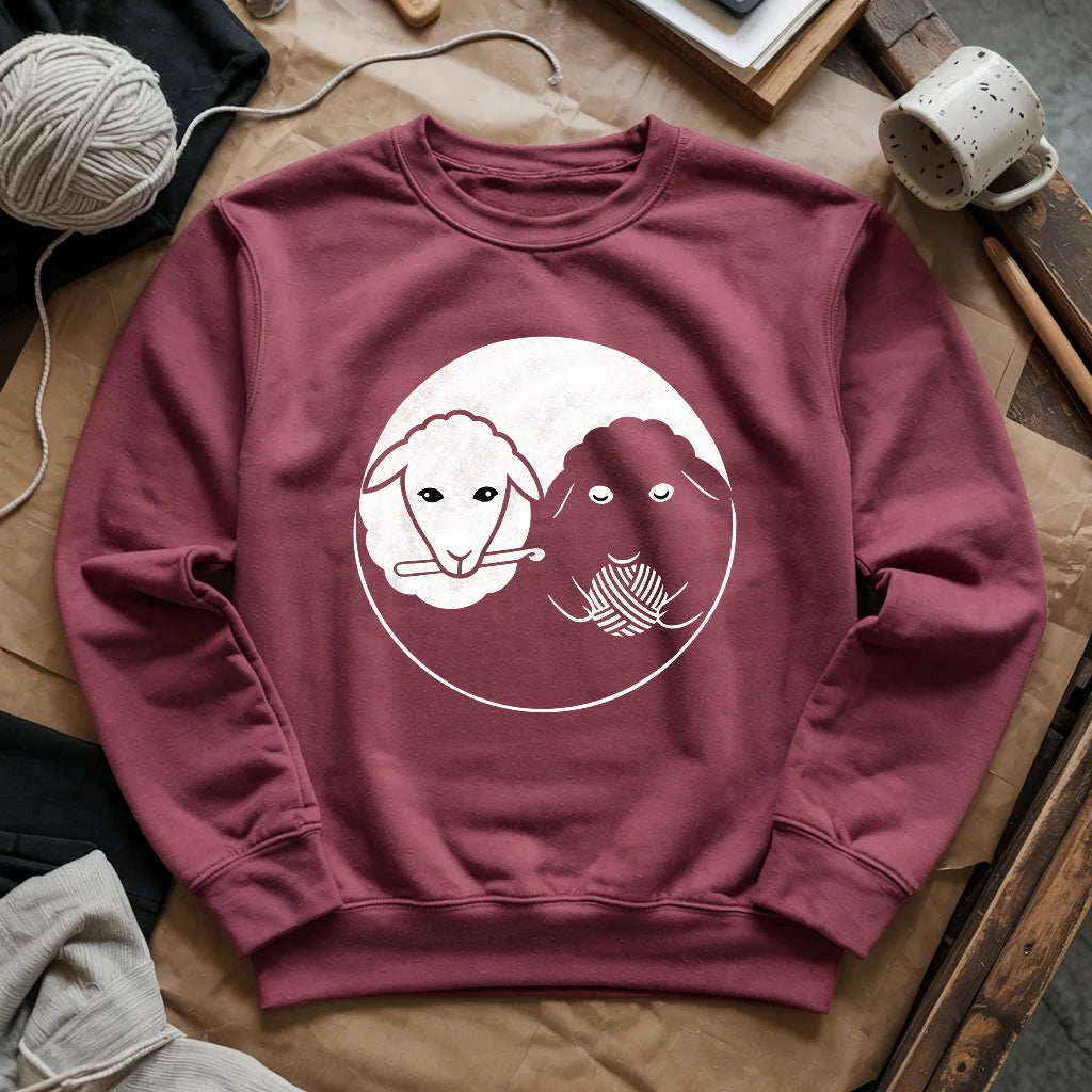 Black & White Sheeps Sweatshirt