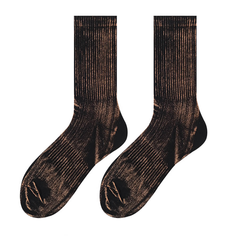 Metallic Ribbed Socks