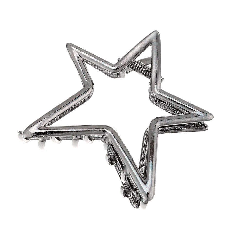 Metallic Star Hair Claw