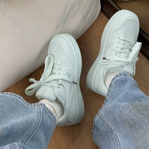 Self Made Skater Sneakers in Mint