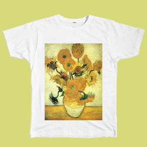 Van Gogh Sunflowers Tee, M