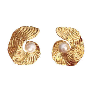 Ocean Whisper Shell Earrings