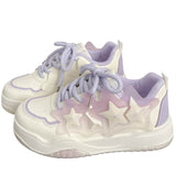 Pastel Aesthetic Star Sneakers