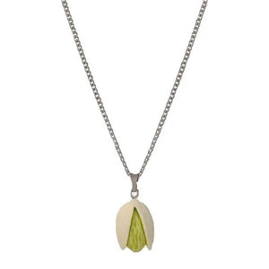 Pistachio Pendant Necklace