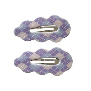 Perfectly Preppy Plaid Hair Clips