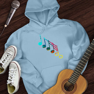 Colorful Music Notes Hoodie