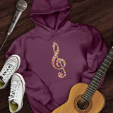 Christmas Treble Clef Hoodie