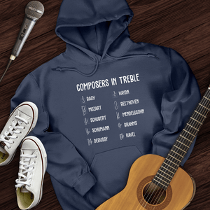 Composers In Treble Hoodie