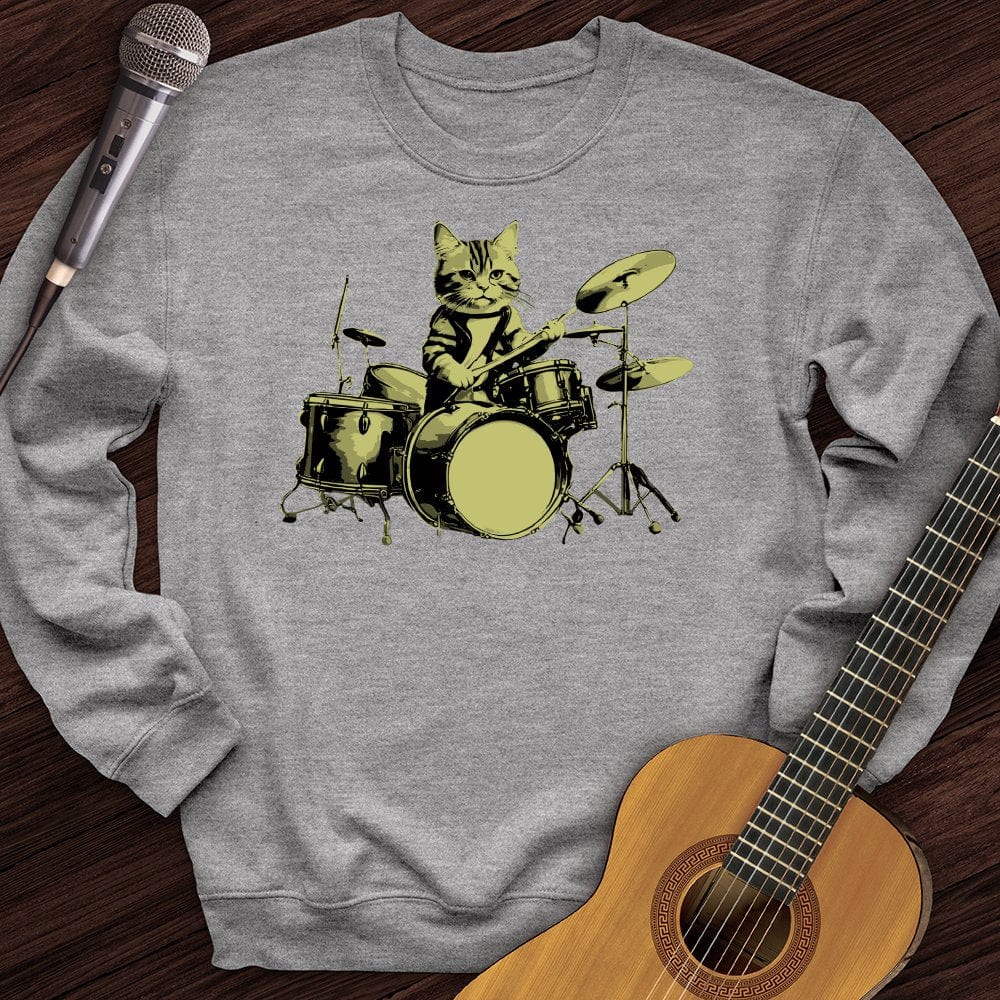 Cat Drums Crewneck