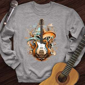 Guitar Steampunk Crewneck
