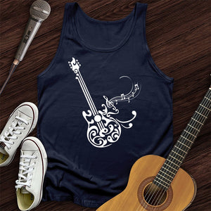 Floral Guitar Tank Top