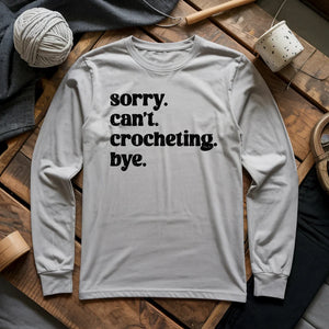 Crocheting. Bye Long Sleeve T-shirt