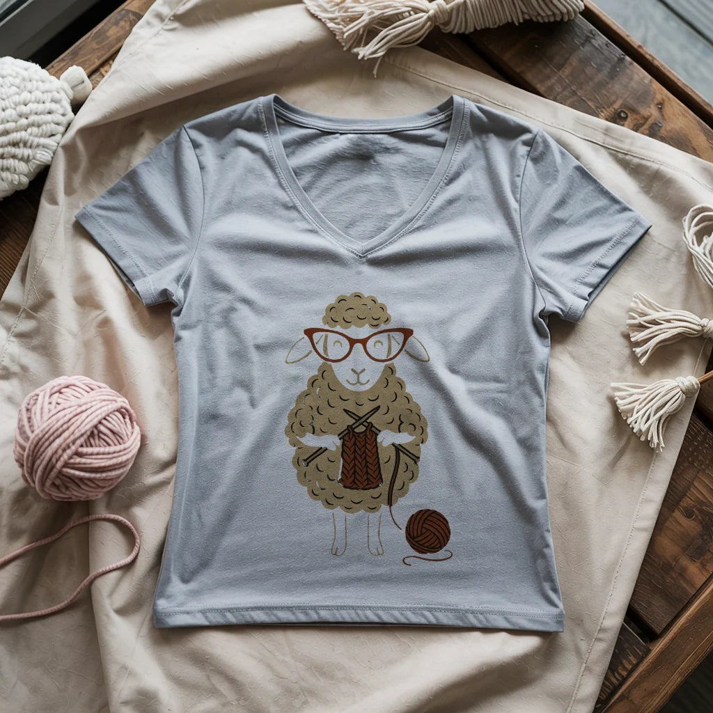 Knit Happens Lady V-neck