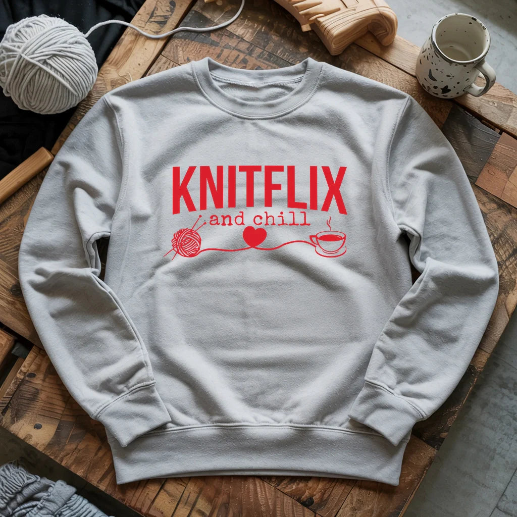 Knitflix And Chill Sweatshirt