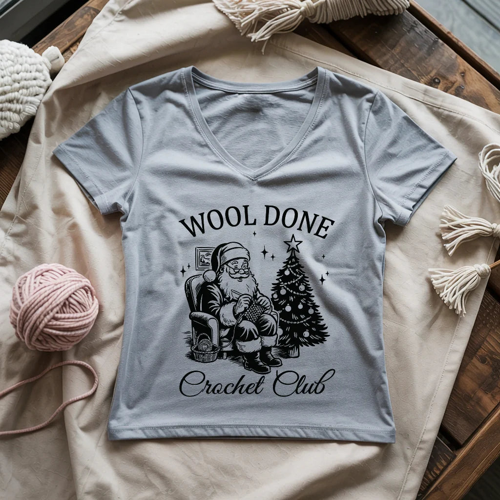 Wool Done Lady V-neck