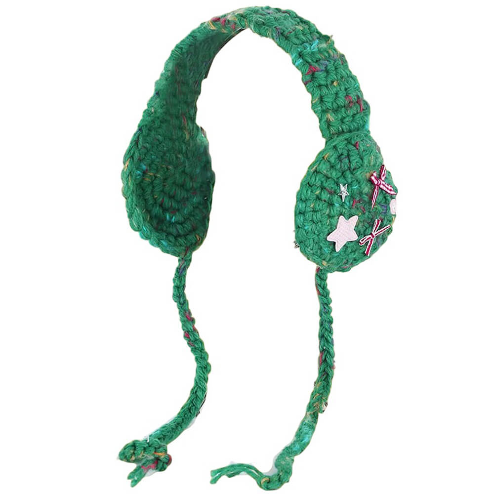 Star Girl Crochet Earmuffs