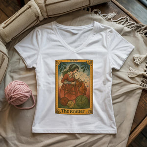 Knit Witch Lady V-neck