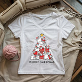 Merry Sheepmas Lady V-neck