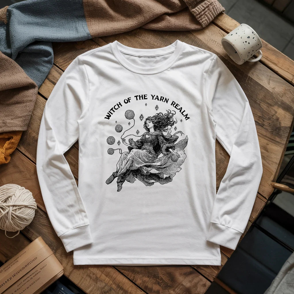 Witch Of The Yarn Realm Long Sleeve T-shirt